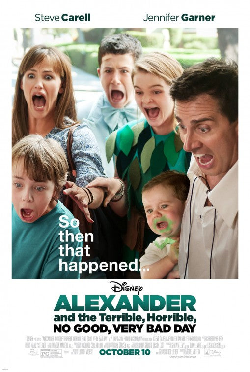 1000 piece jigsaw puzzle for the movie poster: Alexander and the Terrible, Horrible, No Good, Very Bad Day (2014)