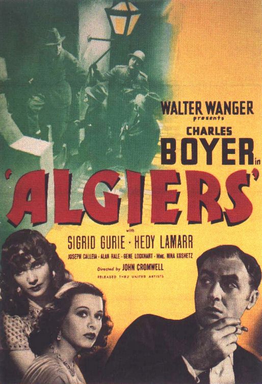 the movie poster: Algiers (1938)