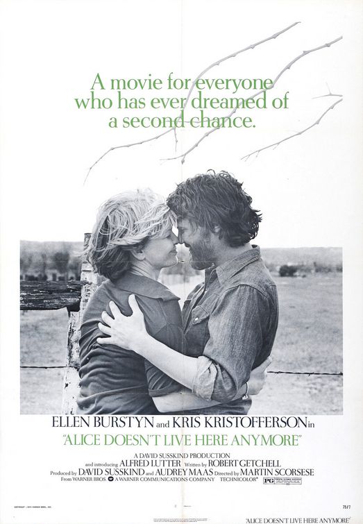 the movie poster: Alice Doesn't Live Here Anymore (1974)