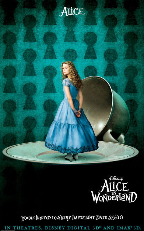 1000 piece jigsaw puzzle for the movie poster: Alice in Wonderland (2010) ver2