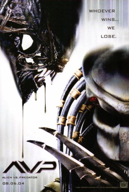 the movie poster: AVP: Alien Vs. Predator (2004) ver3