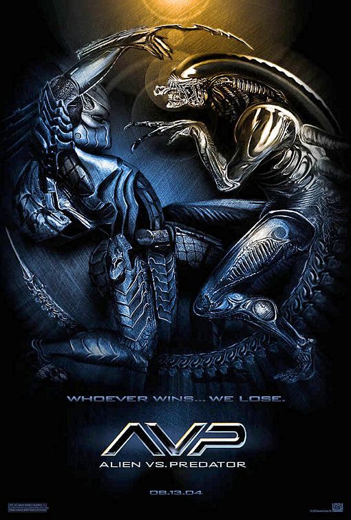 the movie poster: AVP: Alien Vs. Predator (2004) ver4