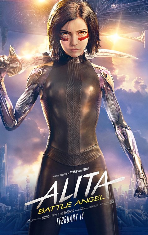 1000 piece jigsaw puzzle for the movie poster: Alita: Battle Angel (2019) ver2