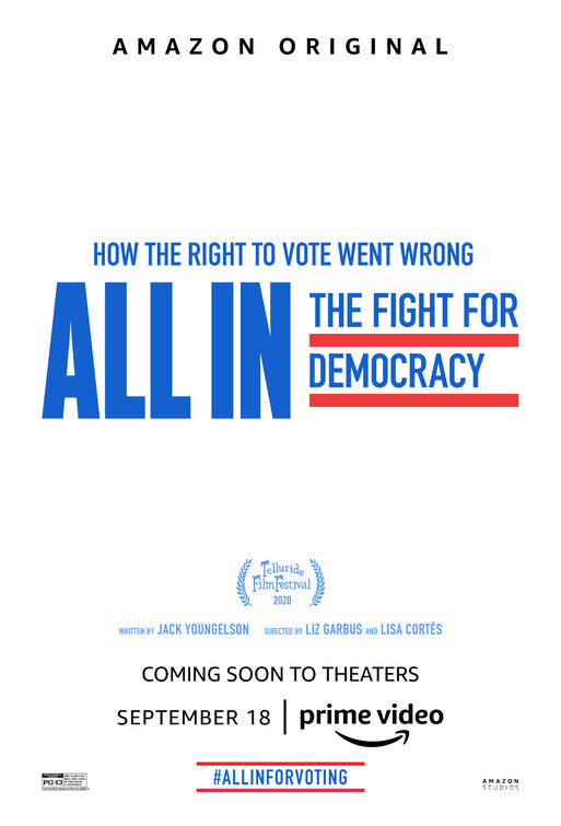 1000 piece jigsaw puzzle for the movie poster: All In: The Fight for Democracy (2020)