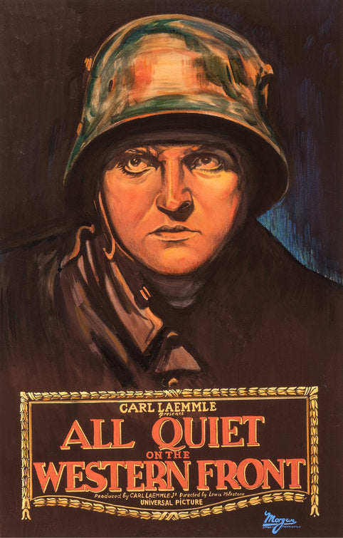 the movie poster: All Quiet on the Western Front (1930)