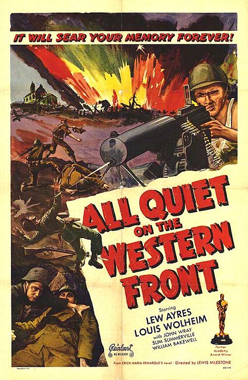 the movie poster: All Quiet on the Western Front (1930) ver2