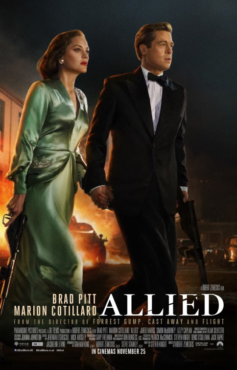 1000 piece jigsaw puzzle for the movie poster: Allied (2016) ver2