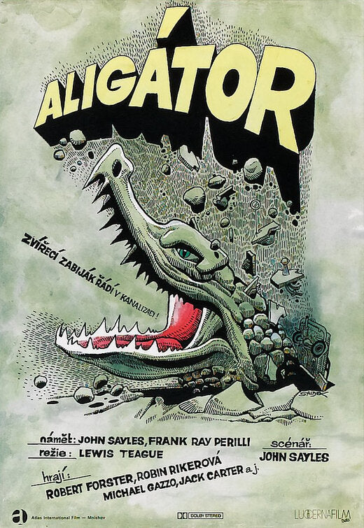 1000 piece jigsaw puzzle for the movie poster: Alligator (1980) ver4