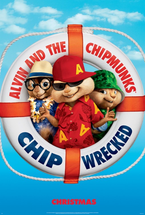 1000 piece jigsaw puzzle for the movie poster: Alvin and the Chipmunks: Chip-Wrecked (2011) ver2