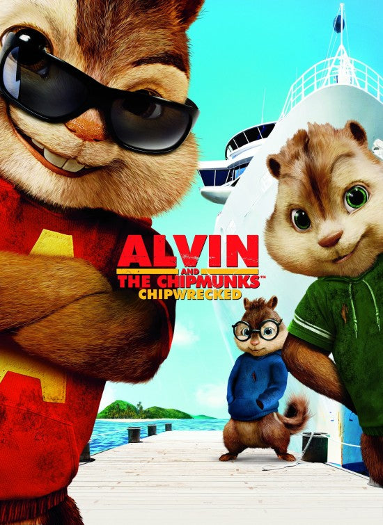 1000 piece jigsaw puzzle for the movie poster: Alvin and the Chipmunks: Chip-Wrecked (2011) ver7