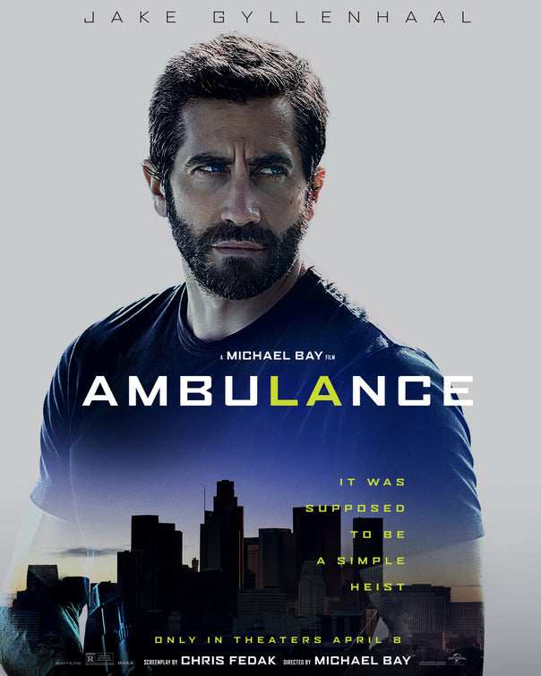 1000 piece jigsaw puzzle for the movie poster: Ambulance (2022) ver3
