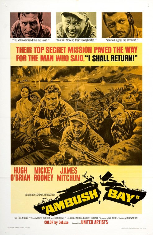 1000 piece jigsaw puzzle for the movie poster: Ambush Bay (1966) ver2