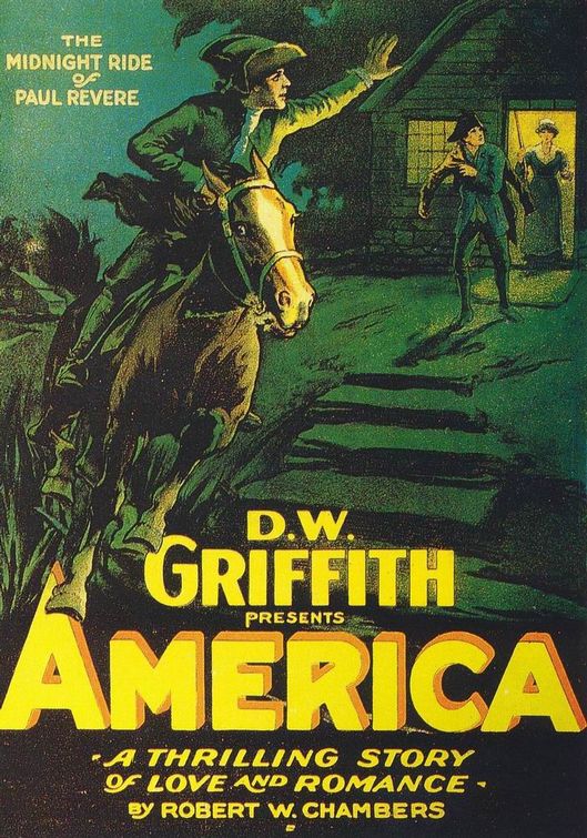 the movie poster: America (1924)