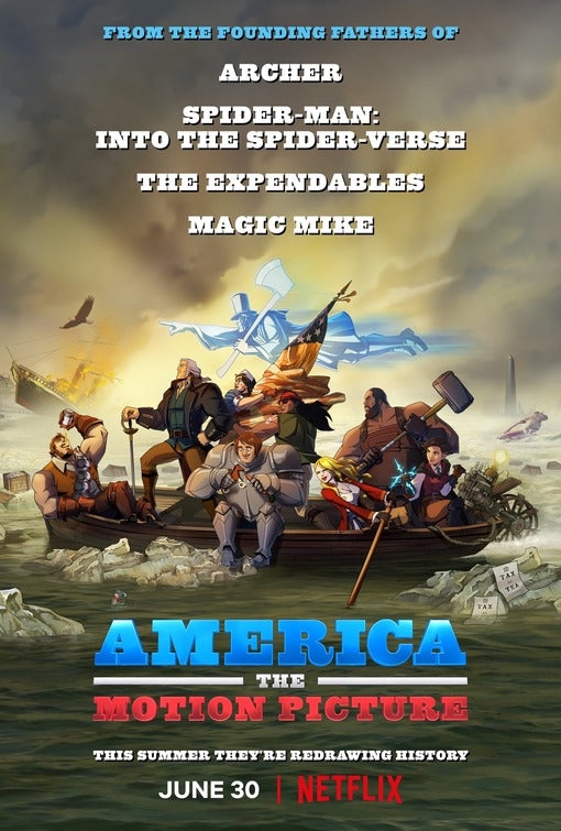 1000 piece jigsaw puzzle for the movie poster: America: The Motion Picture (2021)