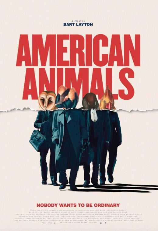 1000 piece jigsaw puzzle for the movie poster: American Animals (2018)