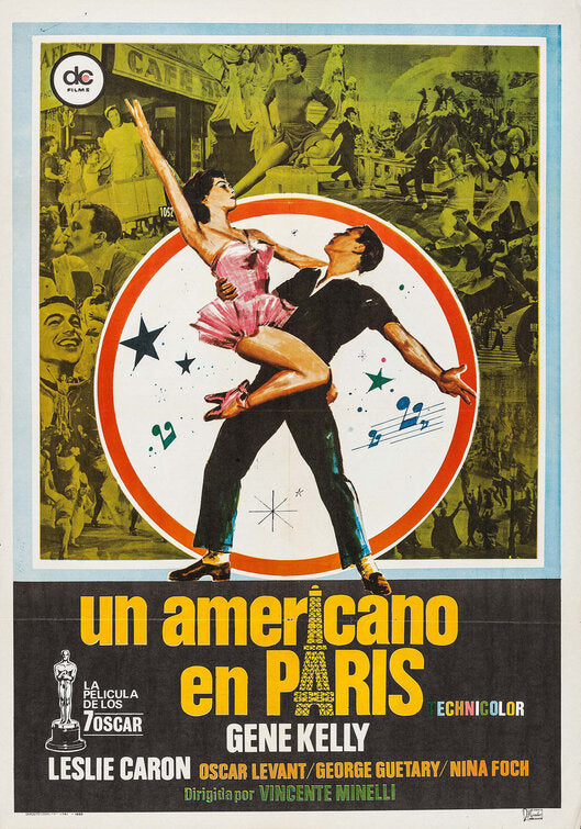 1000 piece jigsaw puzzle for the movie poster: An American in Paris (1951) ver3