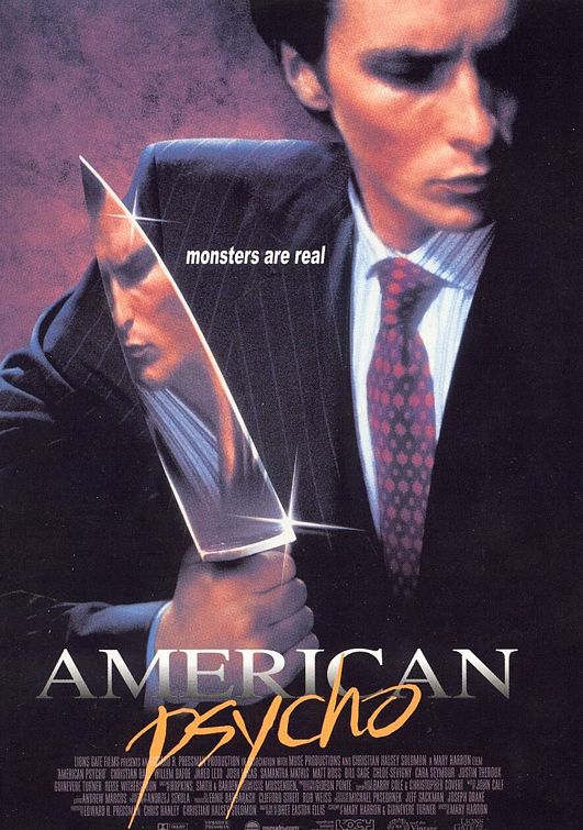 the movie poster: American Psycho (2000) ver3