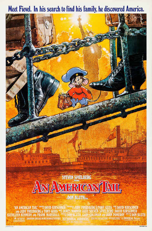 the movie poster: An American Tail (1986) ver2