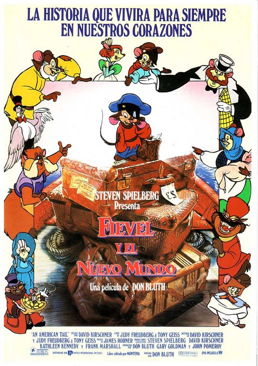 the movie poster: An American Tail (1986) ver5