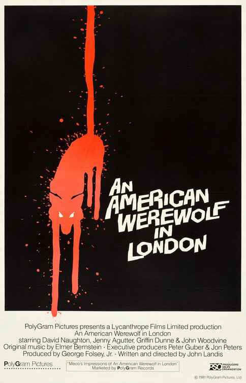 1000 piece jigsaw puzzle for the movie poster: An American Werewolf in London (1981) ver3