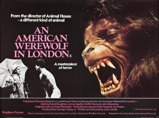 1000 piece jigsaw puzzle for the movie poster: An American Werewolf in London (1981) ver4