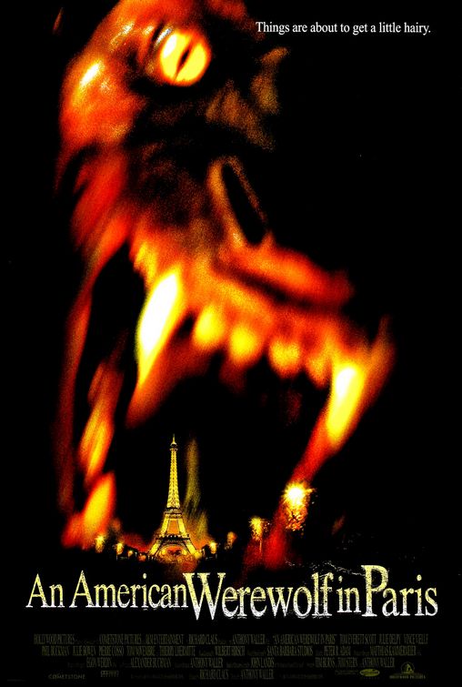 1000 piece jigsaw puzzle for the movie poster: An American Werewolf In Paris (1997) ver1