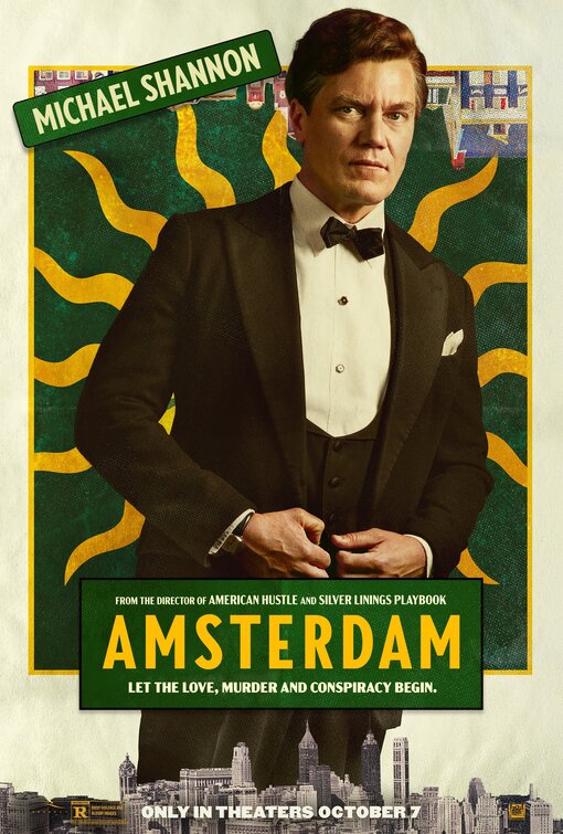 1000 piece jigsaw puzzle for the movie poster: Amsterdam (2022) ver11