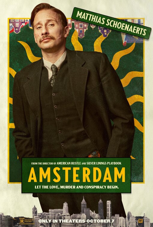 1000 piece jigsaw puzzle for the movie poster: Amsterdam (2022) ver14