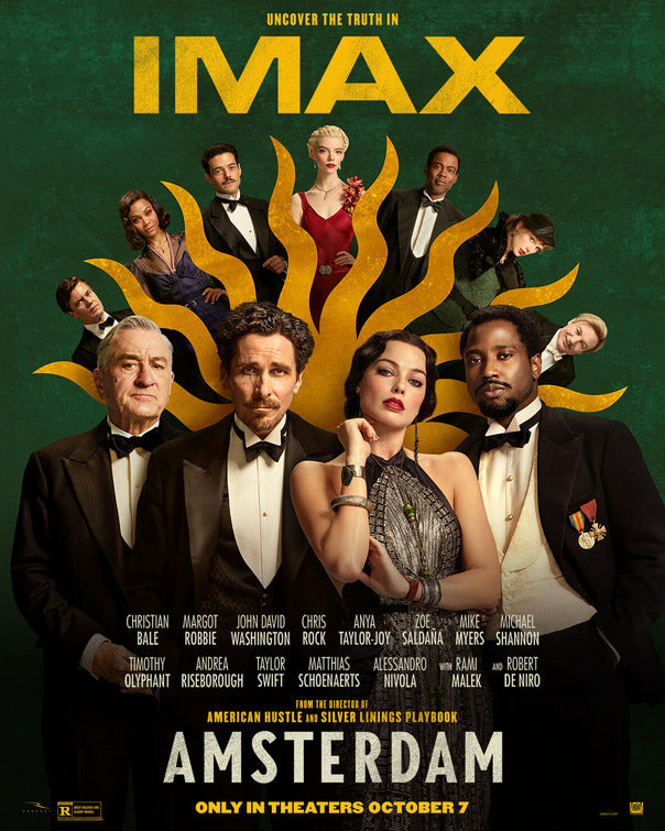 1000 piece jigsaw puzzle for the movie poster: Amsterdam (2022) ver19