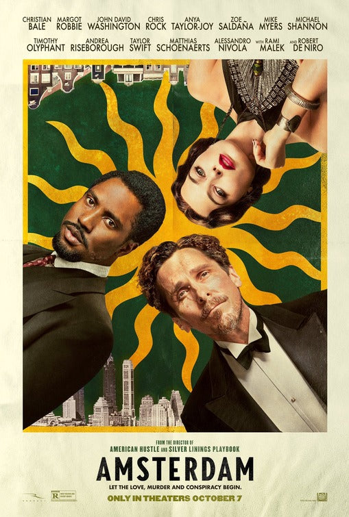 1000 piece jigsaw puzzle for the movie poster: Amsterdam (2022) ver2
