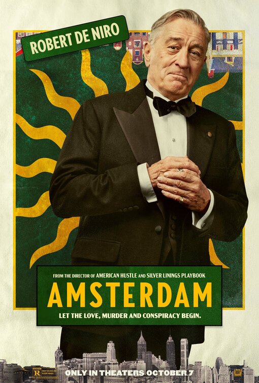1000 piece jigsaw puzzle for the movie poster: Amsterdam (2022) ver6