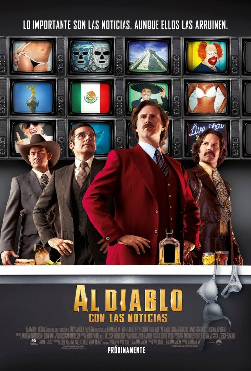 1000 piece jigsaw puzzle for the movie poster: Anchorman 2 (2013) ver12