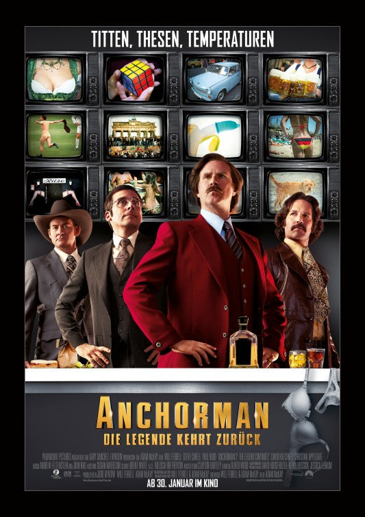 1000 piece jigsaw puzzle for the movie poster: Anchorman 2 (2013) ver13