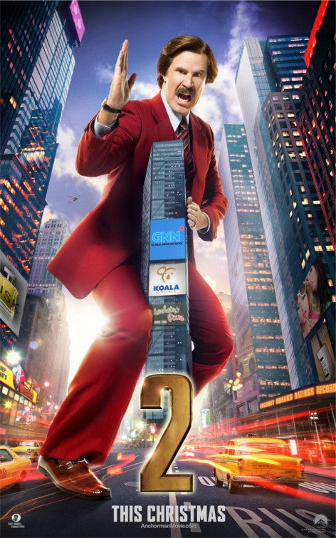 1000 piece jigsaw puzzle for the movie poster: Anchorman 2 (2013) ver5