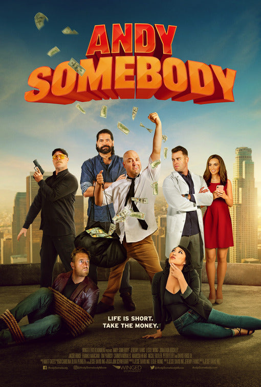 1000 piece jigsaw puzzle for the movie poster: Andy Somebody (2023)