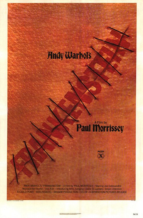 the movie poster: Andy Warhol's Frankenstein (1974)