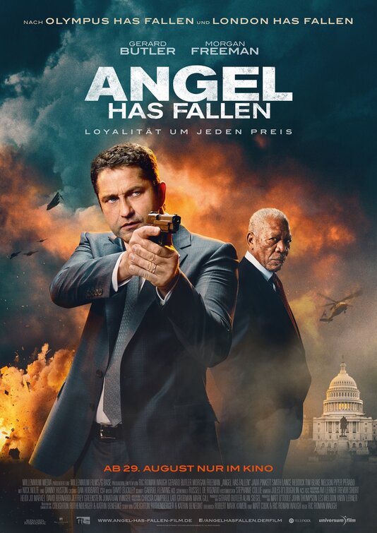 1000 piece jigsaw puzzle for the movie poster: Angel Has Fallen (2019) ver9