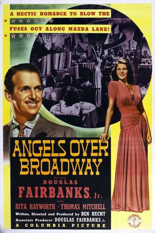 the movie poster: Angels Over Broadway (1940) ver2