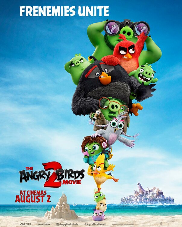 1000 piece jigsaw puzzle for the movie poster: The Angry Birds Movie 2 (2019) ver11