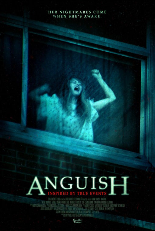 1000 piece jigsaw puzzle for the movie poster: Anguish (2015)