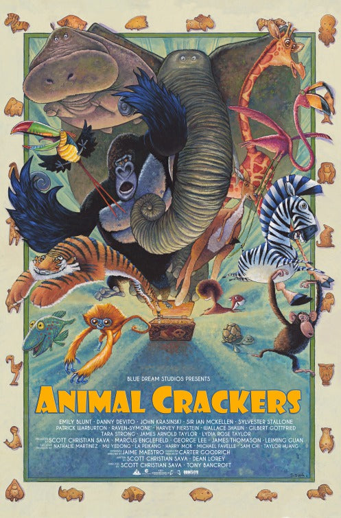 1000 piece jigsaw puzzle for the movie poster: Animal Crackers (2018)