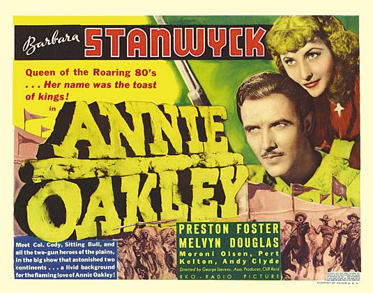 the movie poster: Annie Oakley (1935)