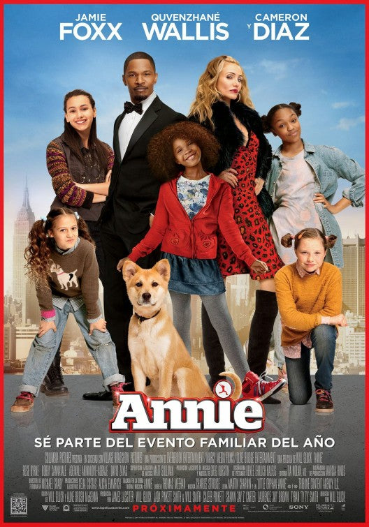 1000 piece jigsaw puzzle for the movie poster: Annie (2014) ver5