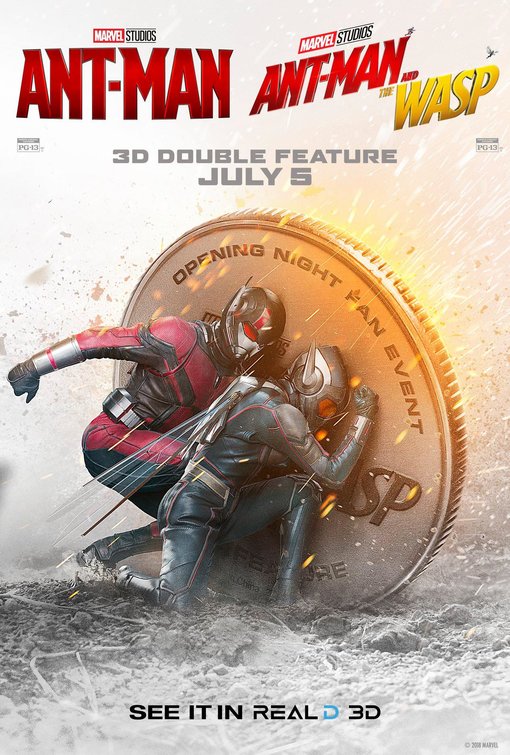 1000 piece jigsaw puzzle for the movie poster: Ant-Man and the Wasp (2018) ver18