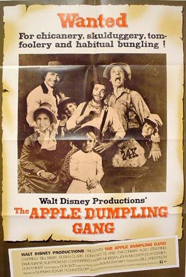 the movie poster: The Apple Dumpling Gang (1975) ver2