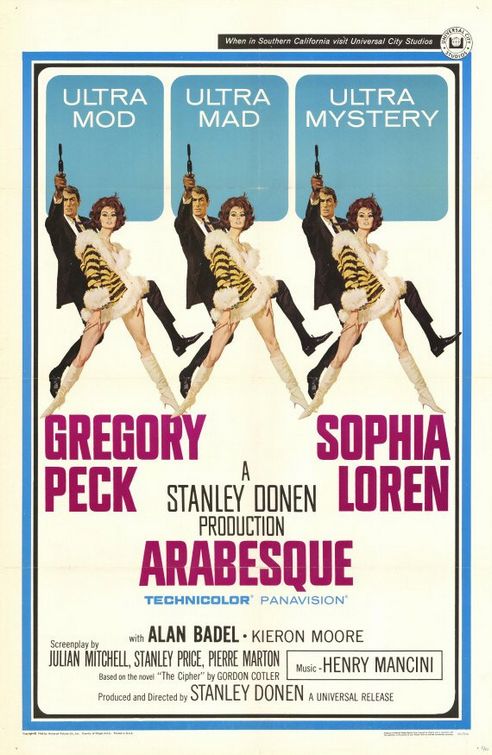the movie poster: Arabesque (1966)