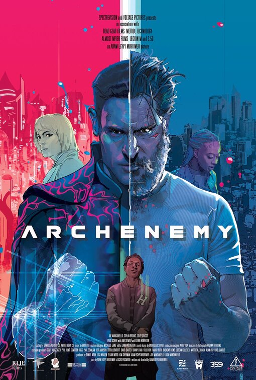 1000 piece jigsaw puzzle for the movie poster: Archenemy (2020)