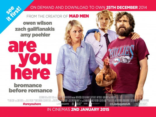 1000 piece jigsaw puzzle for the movie poster: Are You Here (2014) ver2