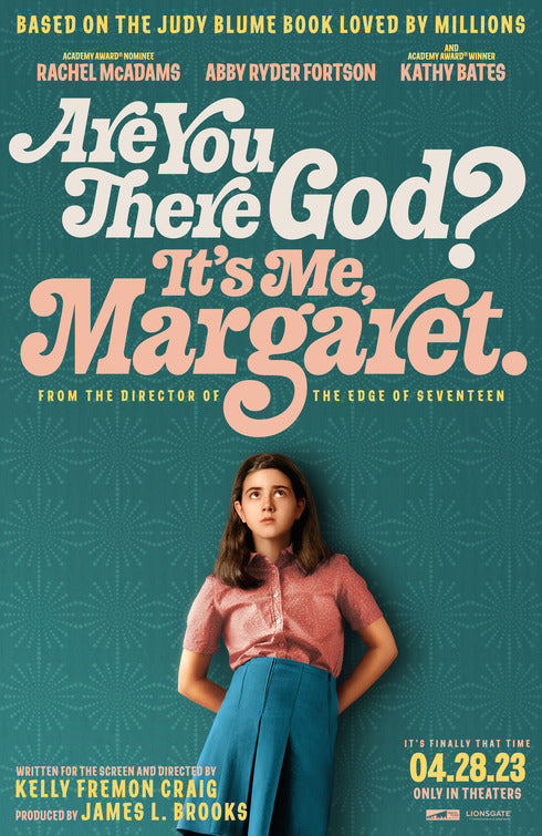 1000 piece jigsaw puzzle for the movie poster: Are You There God? It's Me, Margaret. (2023)