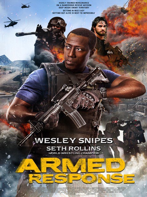 1000 piece jigsaw puzzle for the movie poster: Armed Response (2017) ver2